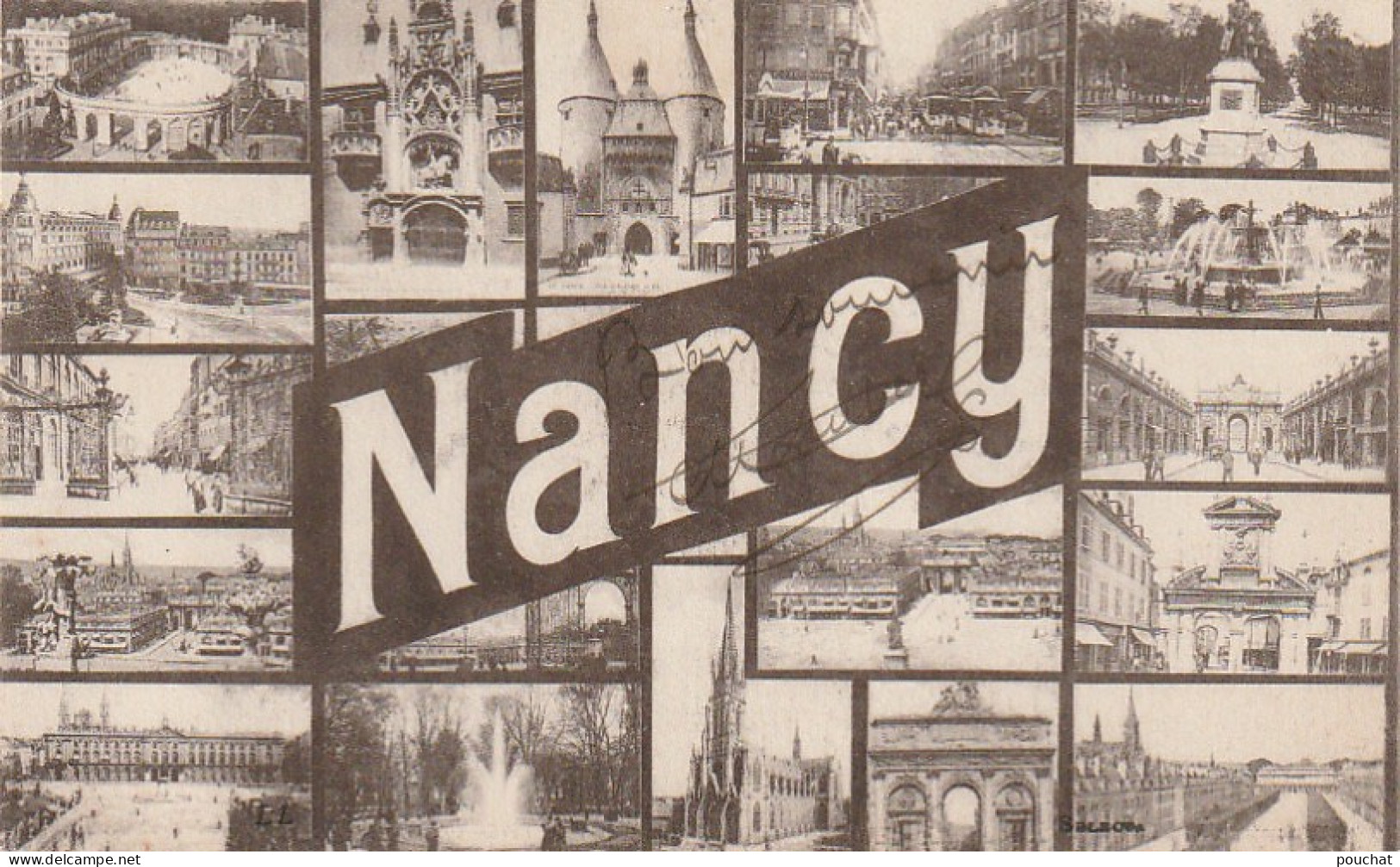 ZY 74-(54) NANCY - CARTE  SOUVENIR  MULTIVUES  - 2 SCANS  - Greetings From...