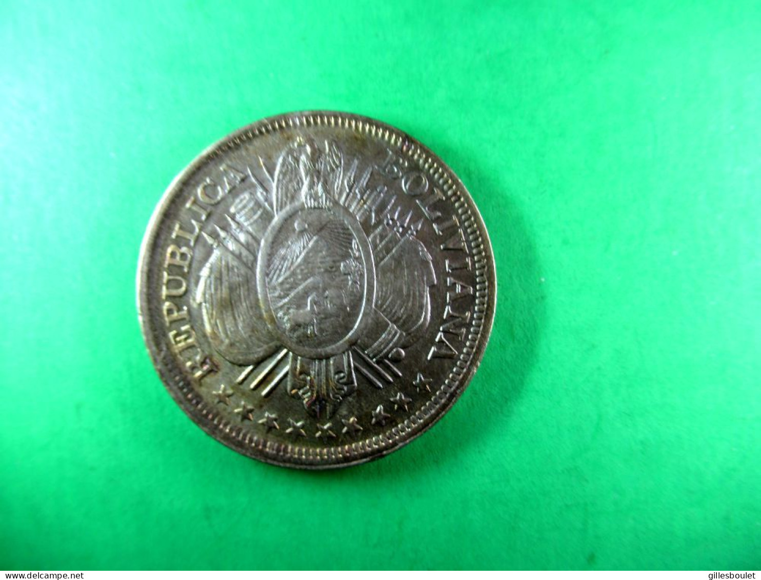 50 Centavos 1899, Argent. UNC. Superbe Pièce. - Bolivie