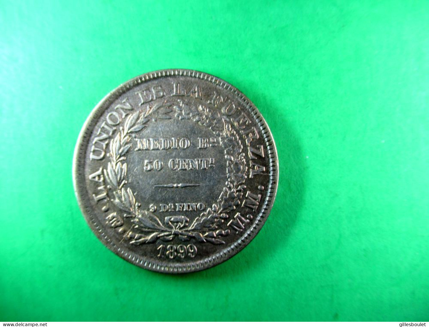 50 Centavos 1899, Argent. UNC. Superbe Pièce. - Bolivia