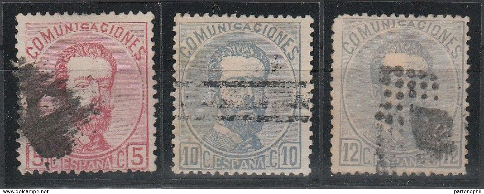 Spagna > 1872/73 - Set Used - Used Stamps