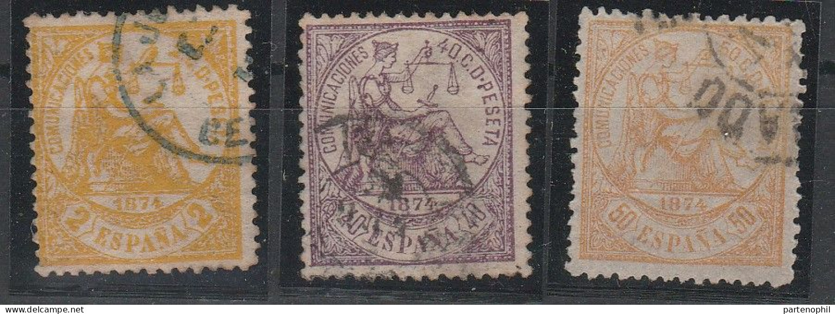 Spagna > 1874 - Set Used - Used Stamps