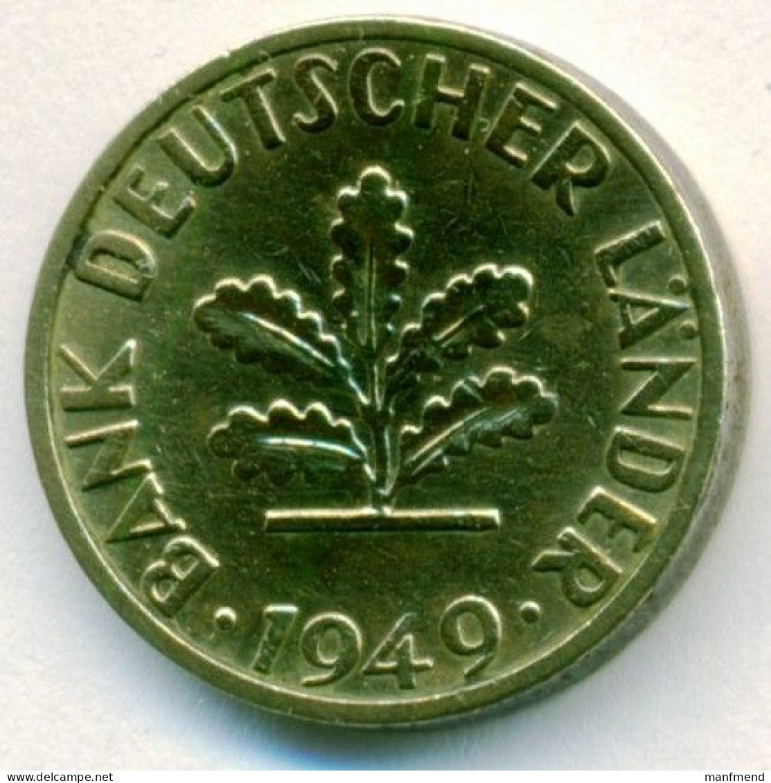 Germany - 1949 - KM 102 - 5 Pfennig - Mintmark "D" - München - XF - 5 Pfennig