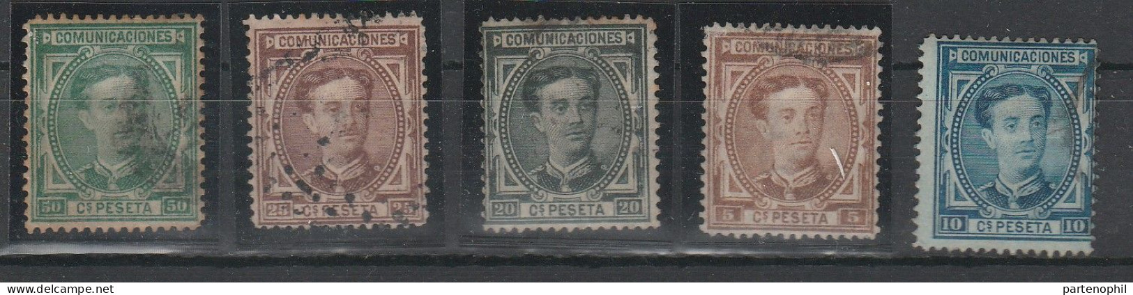 Spagna > 1876- Set Used - Usados