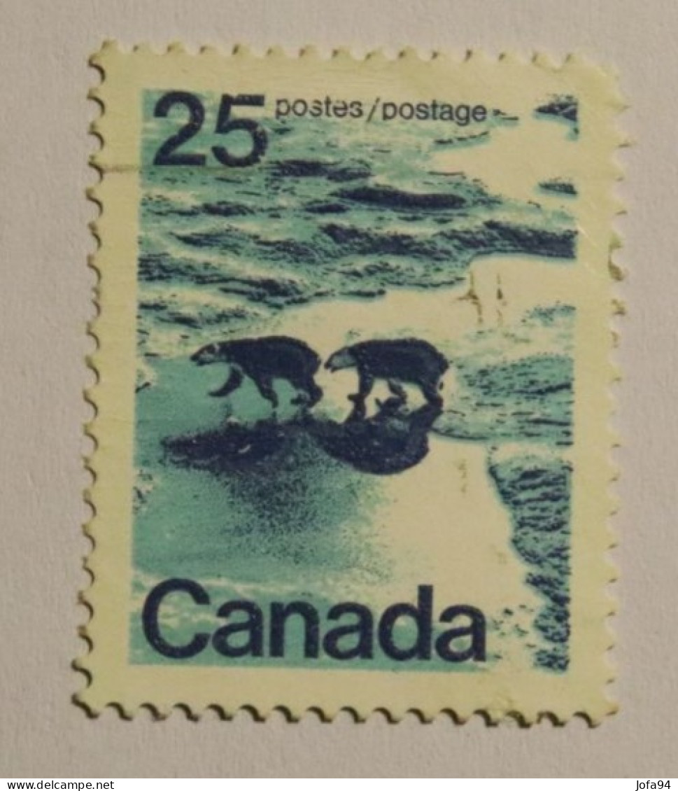 CANADA 1976 Ours Polaires Ursus Maritimus Oblitéré - Used Stamps