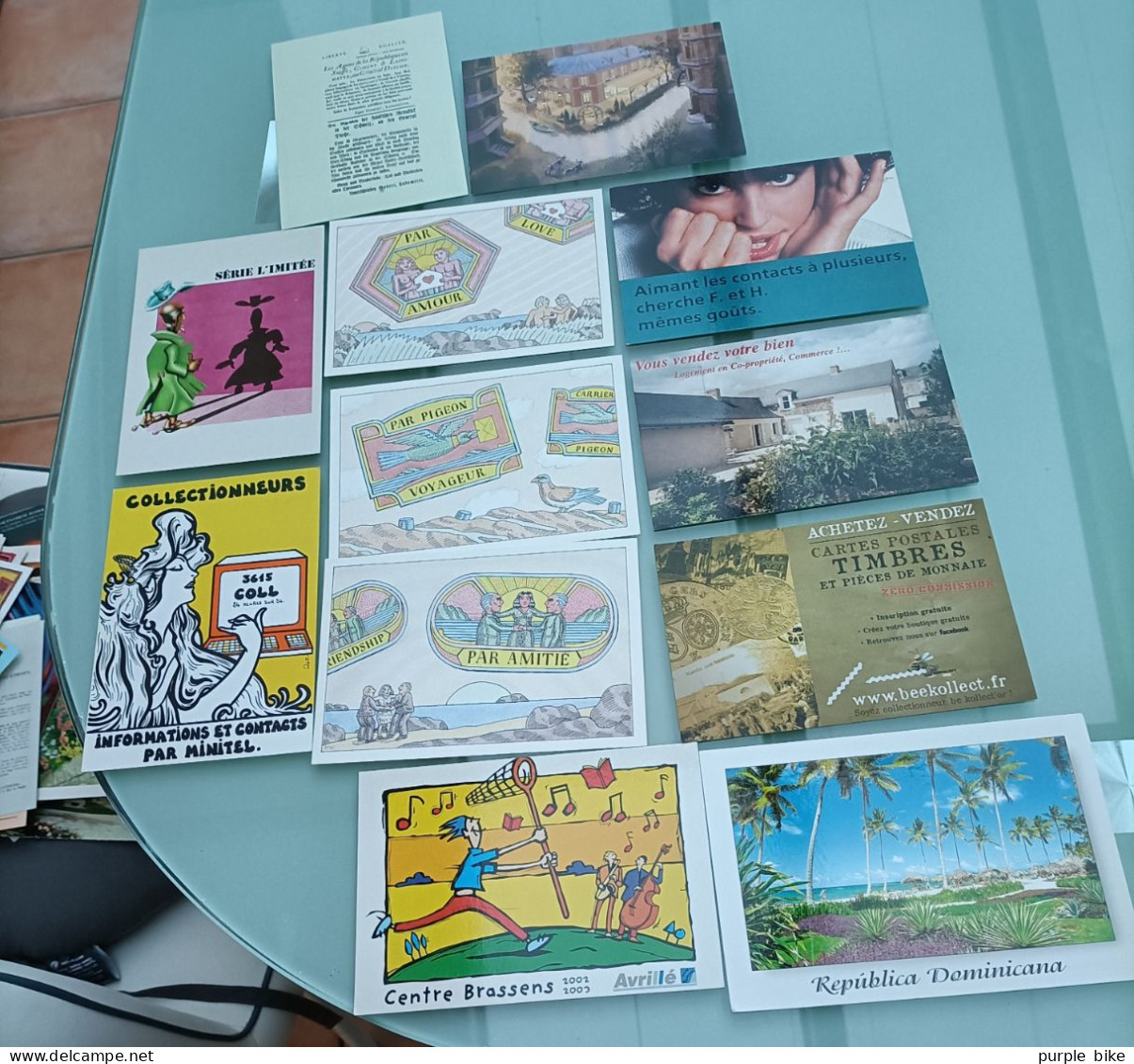 CARTES PULICITAIRES  200 environ Très bon état Non  écrites CPSM-CM