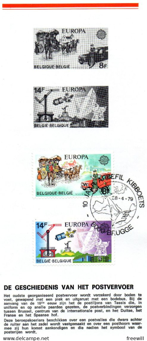 Europa 1979 - Dépliants De La Poste