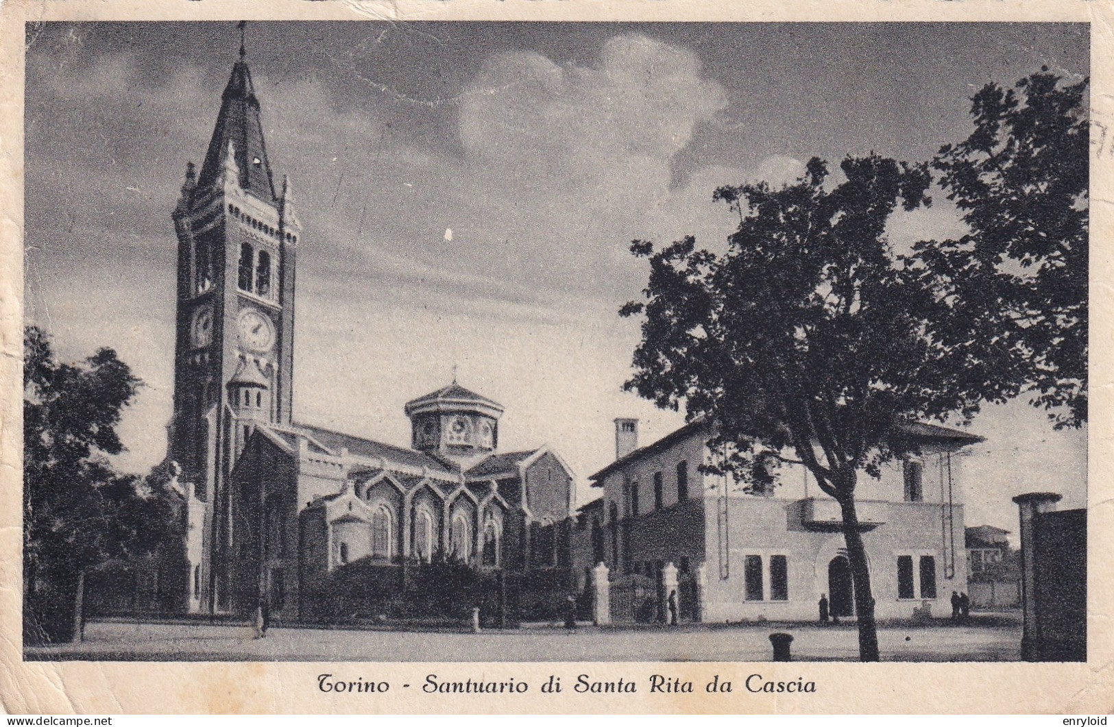 Torino Santuario Di Santa Rita Da Cascia 1950 - Églises