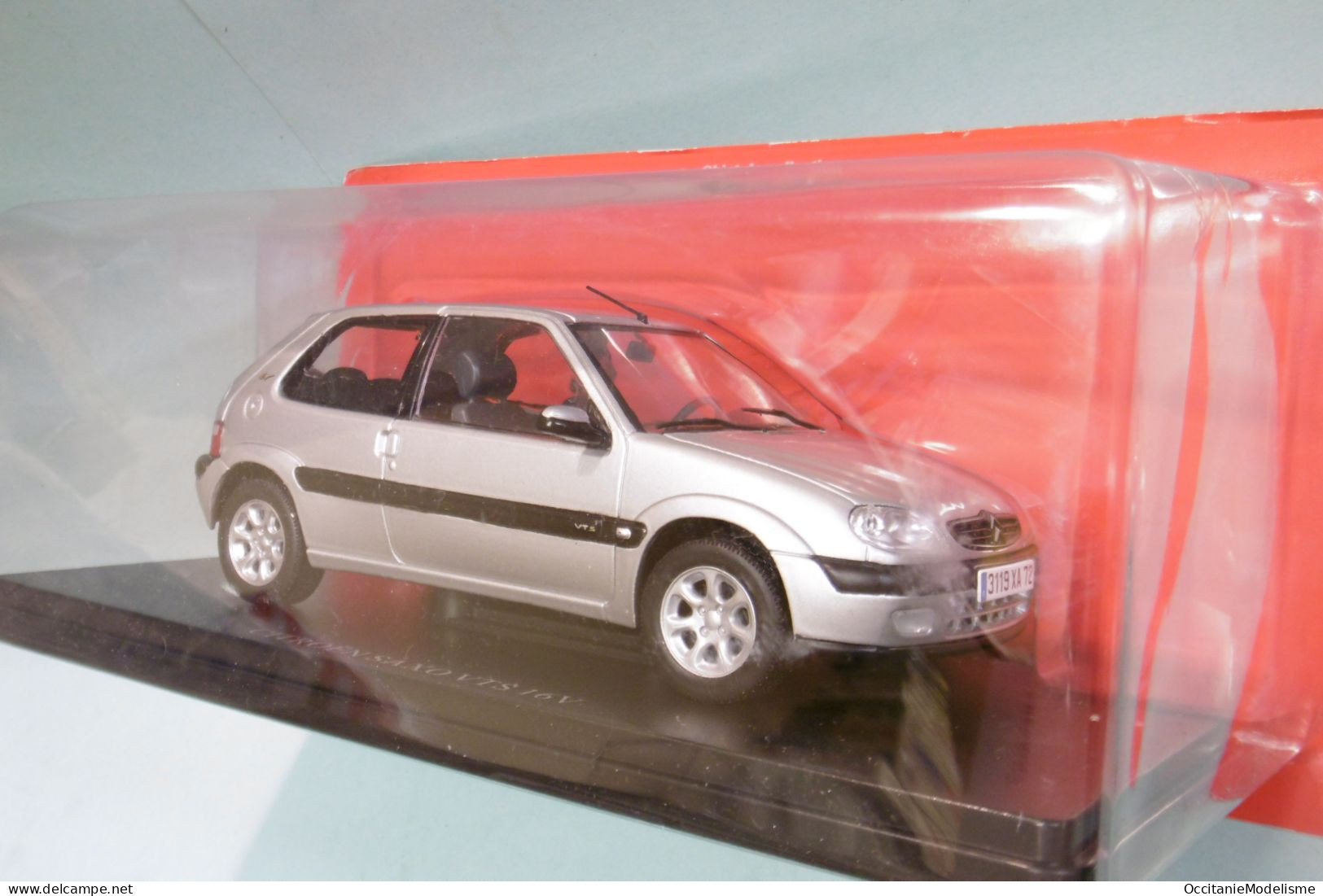 Hachette / Ixo - CITROEN SAXO VTS 16V Gris Métallisé Neuf NBO 1/24 - Autres & Non Classés