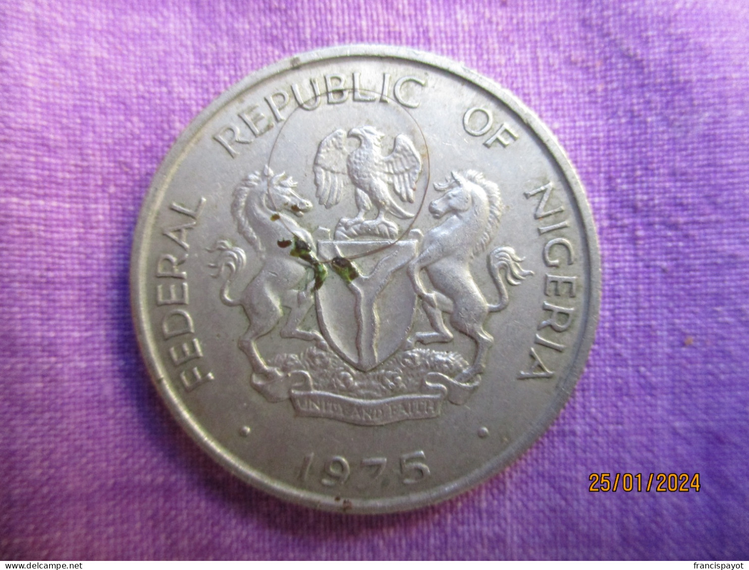 Nigeria: 25 Kobo 1975 - Nigeria