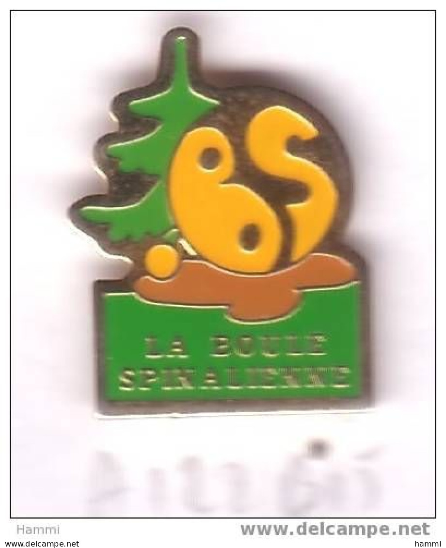 SP226 Pin's PÉTANQUE La Boule Spinalienne ÉPINAL Vosges Sapin Achat Immédiat - Pétanque