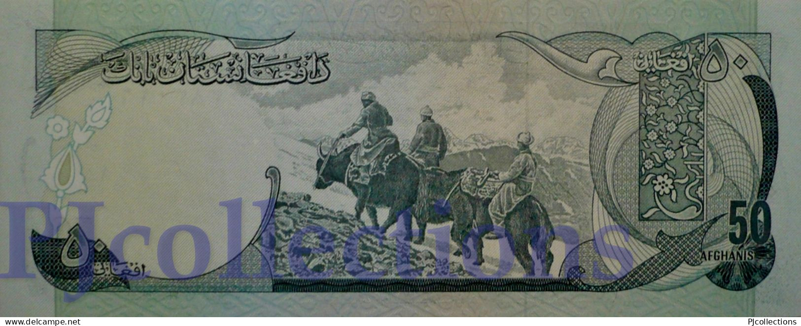 AFGHANISTAN 50 AFGANIS 1977 PICK 49c UNC - Afghanistan