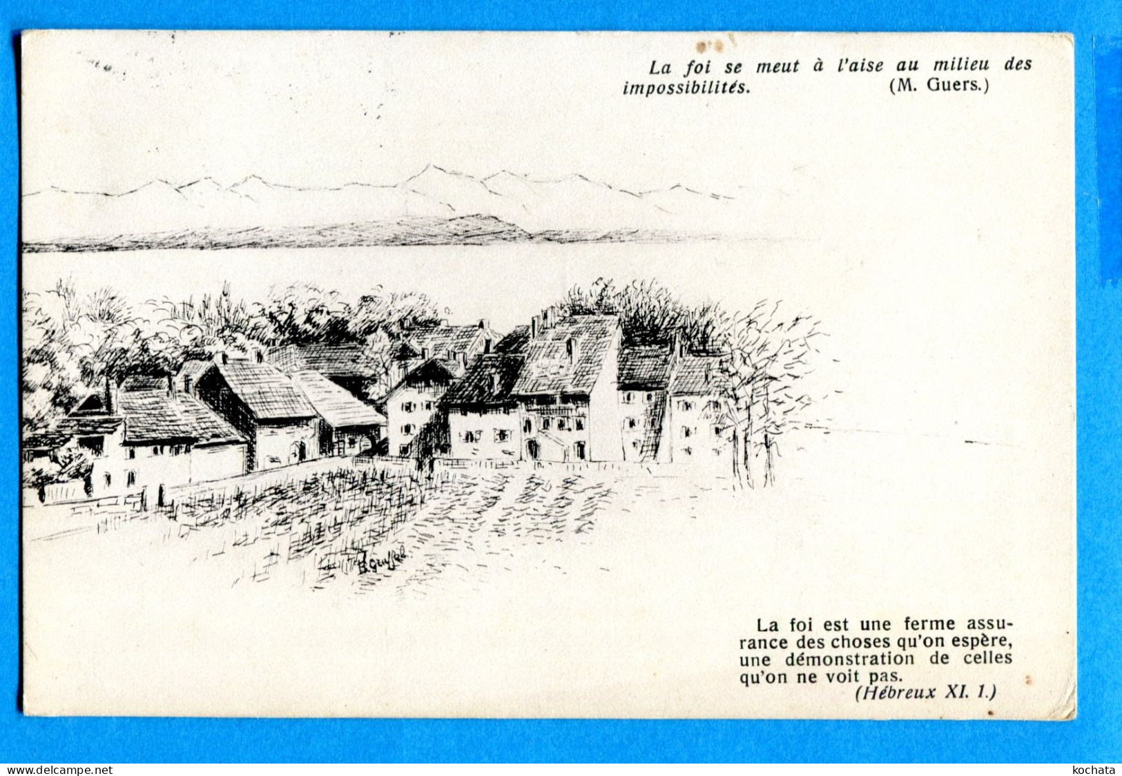 NY1116, Petit Cortaillod, 4, H. G. Gruffel, Circulée 1923 - Cortaillod