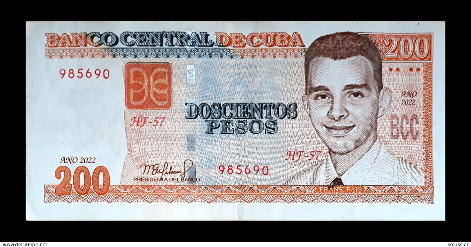 # # # Banknote Kuba (Cuba) 200 Pesos 2020 # # # - Cuba