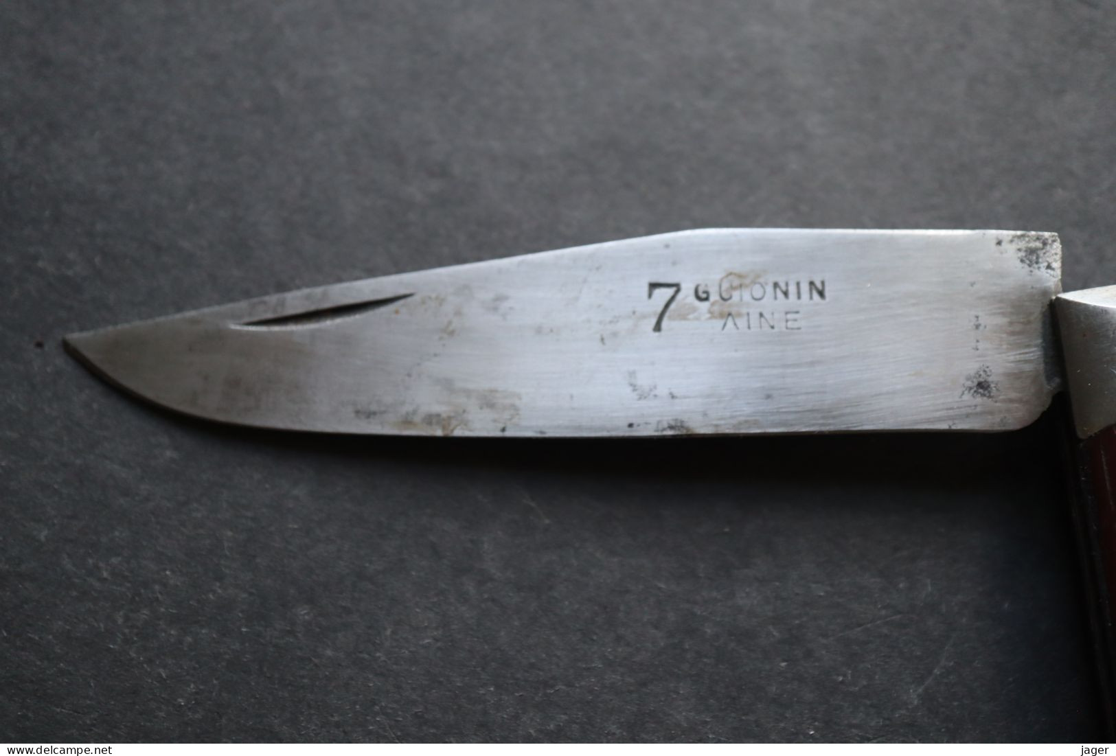 Couteau De Collection Ancien 7 GUIONIN  AINE Couteau De Poche - Armes Blanches