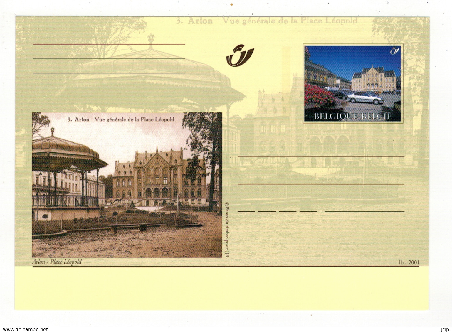 2001 - Arlon - Aarlen - Place Léopold. - Cartes Souvenir – Emissions Communes [HK]