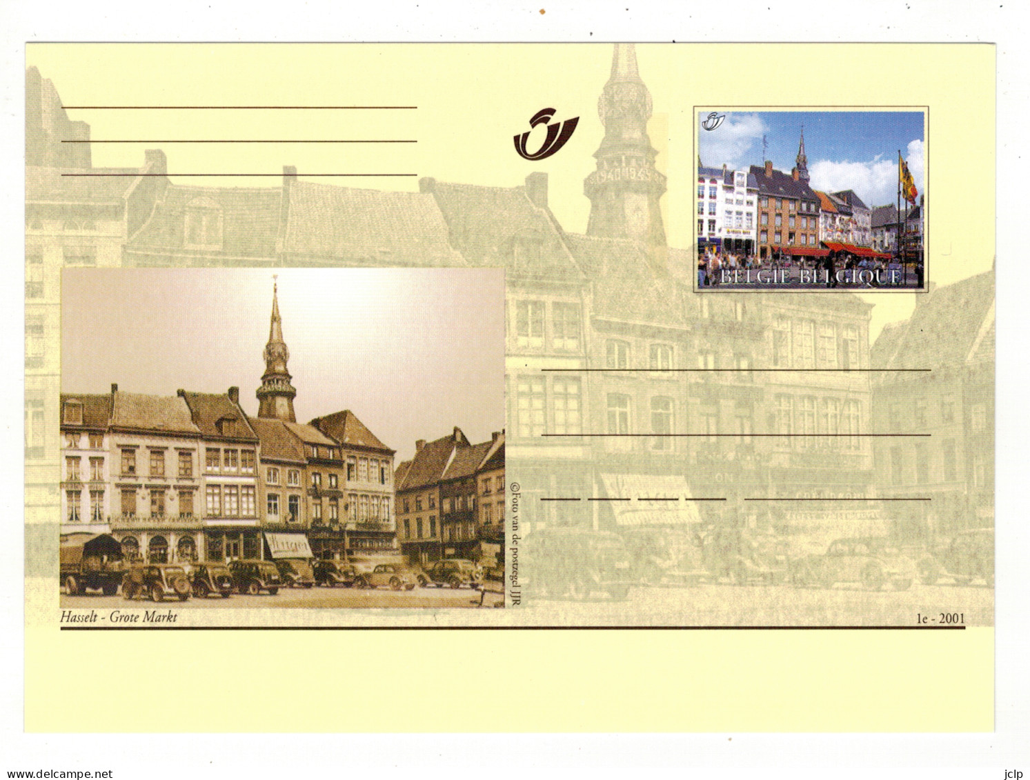 2001 - Hasselt - Grote Markt. - Souvenir Cards - Joint Issues [HK]