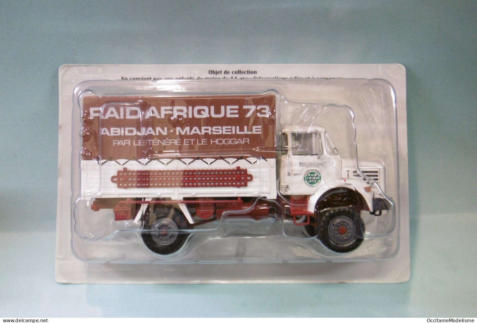 Ixo / Hachette - BERLIET L64 8/R 4x4 Raid Afrique 1973 Neuf 1/43 - Ixo