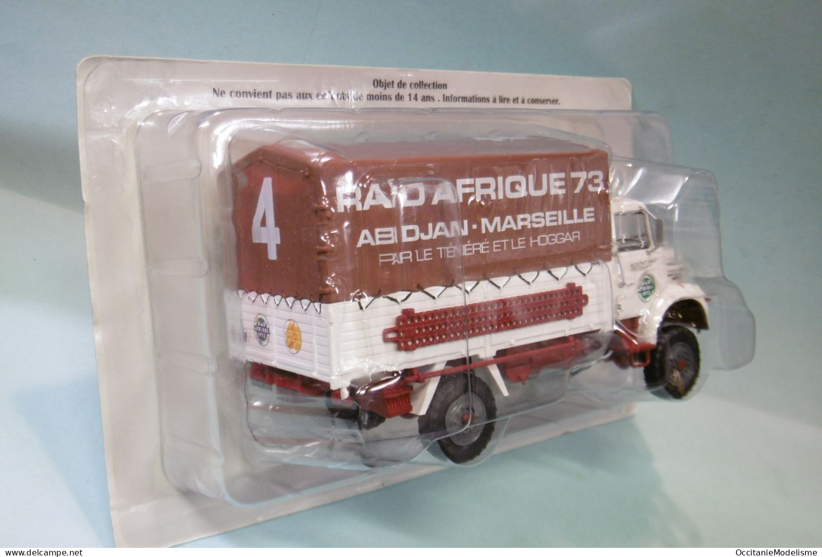 Ixo / Hachette - BERLIET L64 8/R 4x4 Raid Afrique 1973 Neuf 1/43 - Ixo