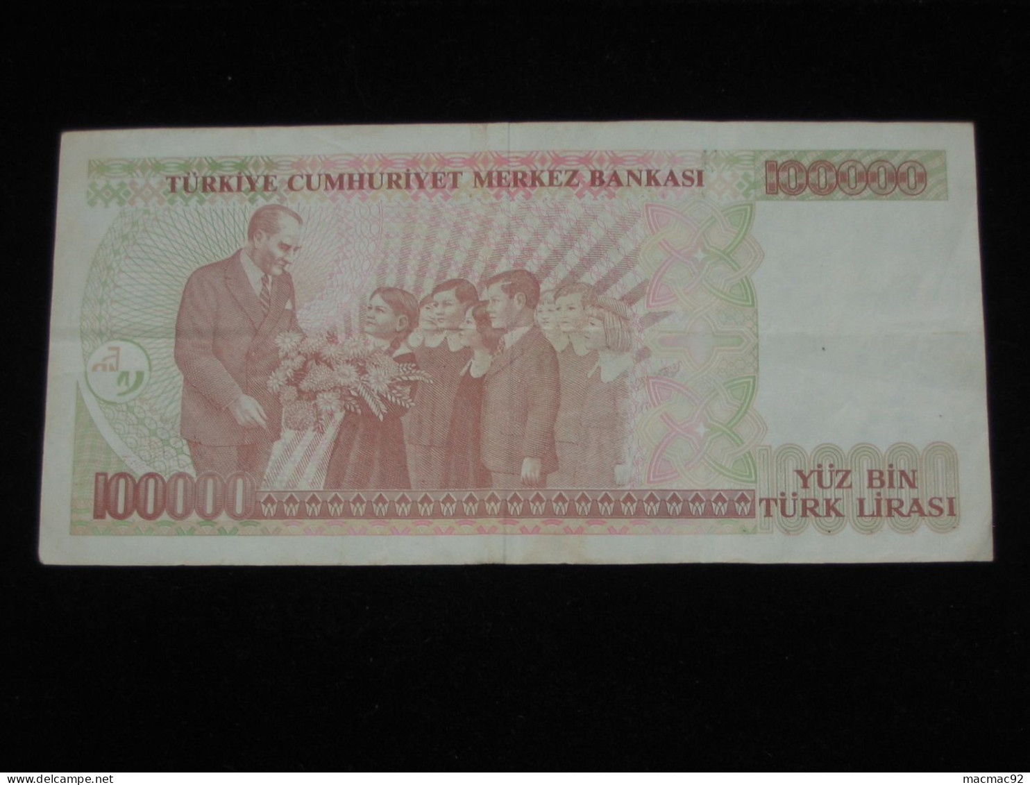 TURQUIE 100 000 YUZ  BIN  Tûrk Lirasi    1970  **** EN ACHAT IMMEDIAT **** - Turkey