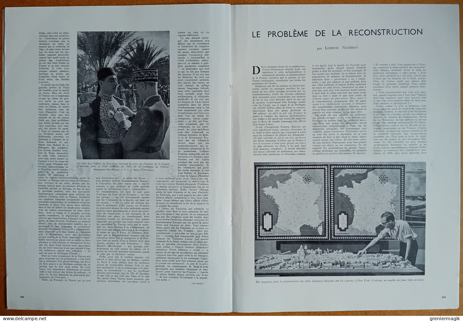 France Illustration N°57 02/11/1946 Pendaisons à Nuremberg criminels nazis/Tunisie/USA à la veille des élections/Saulieu