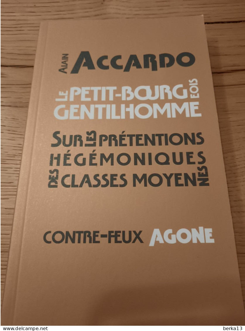 Le Petit-bourgeois Gentilhomme ACCARDO 2009 - Sociologia