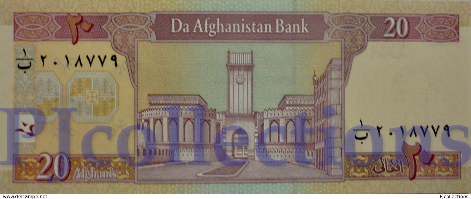 AFGHANISTAN 20 AFGHANIS 2002 PICK 68a UNC - Afghanistan