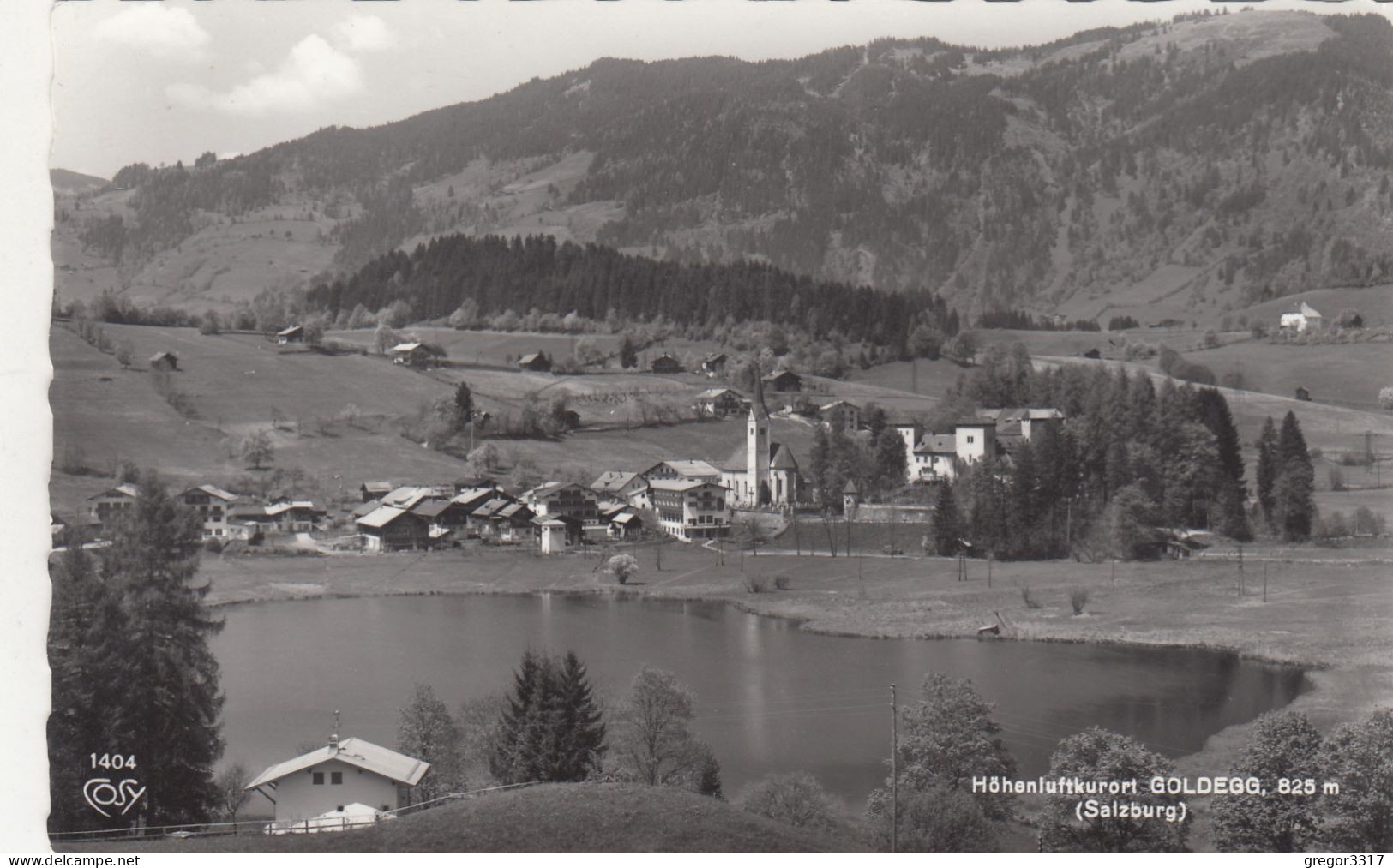 E3037) Sommerfrische GOLDEGG - Salzburg  - Kirche Häuser ALT! - Goldegg