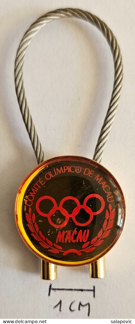 Sports And Olympic Committee Of Macau, China  Pendant Keyring PRIV-2/2 - Bekleidung, Souvenirs Und Sonstige