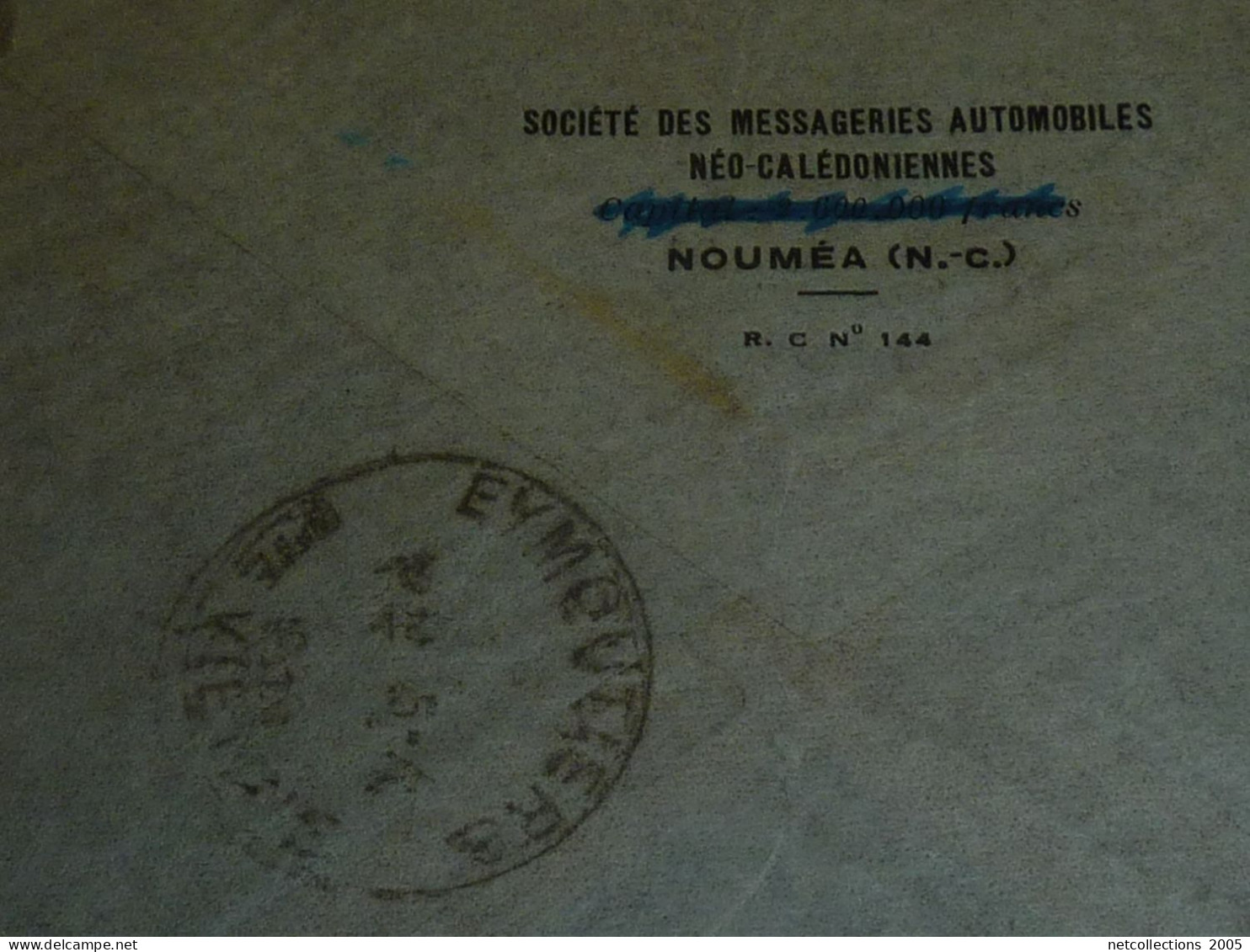 NOUVELLE CALEDONIE AVIATION - LETTRE PARTIE NOUMEA LE 23 MARS 1939 POUR VITRY MENTION " PAR AVION MARTINET " (CV) - Briefe U. Dokumente