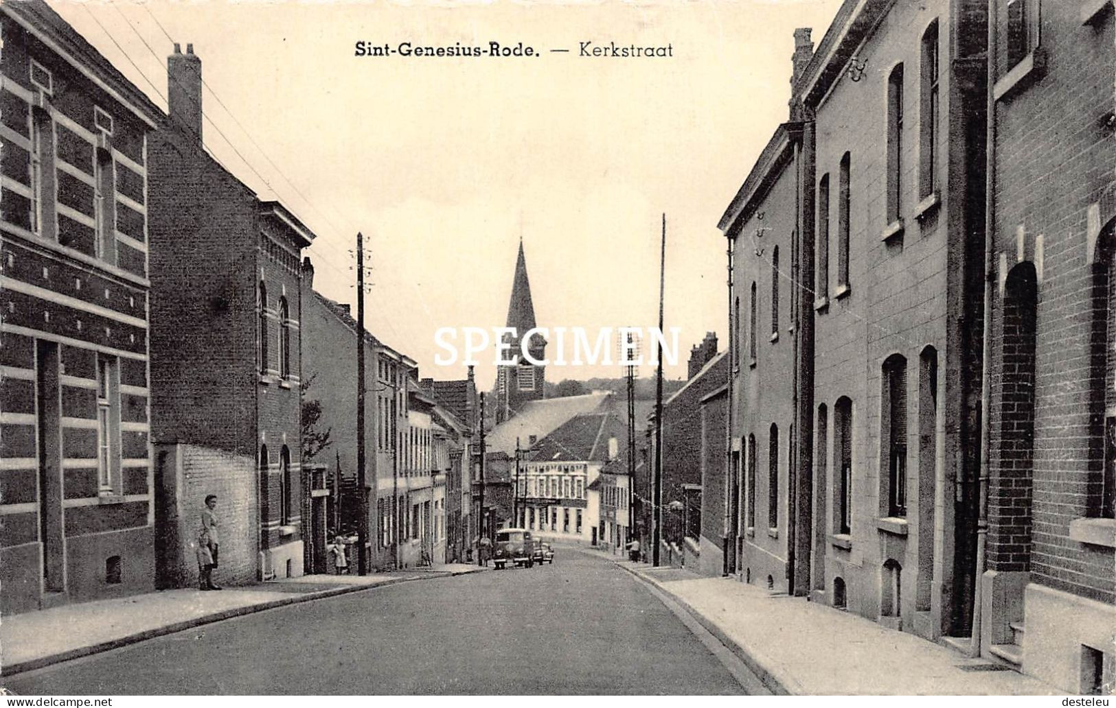 Kerkstraat Sint-Genesius-Rode - Rhode-St-Genèse - St-Genesius-Rode