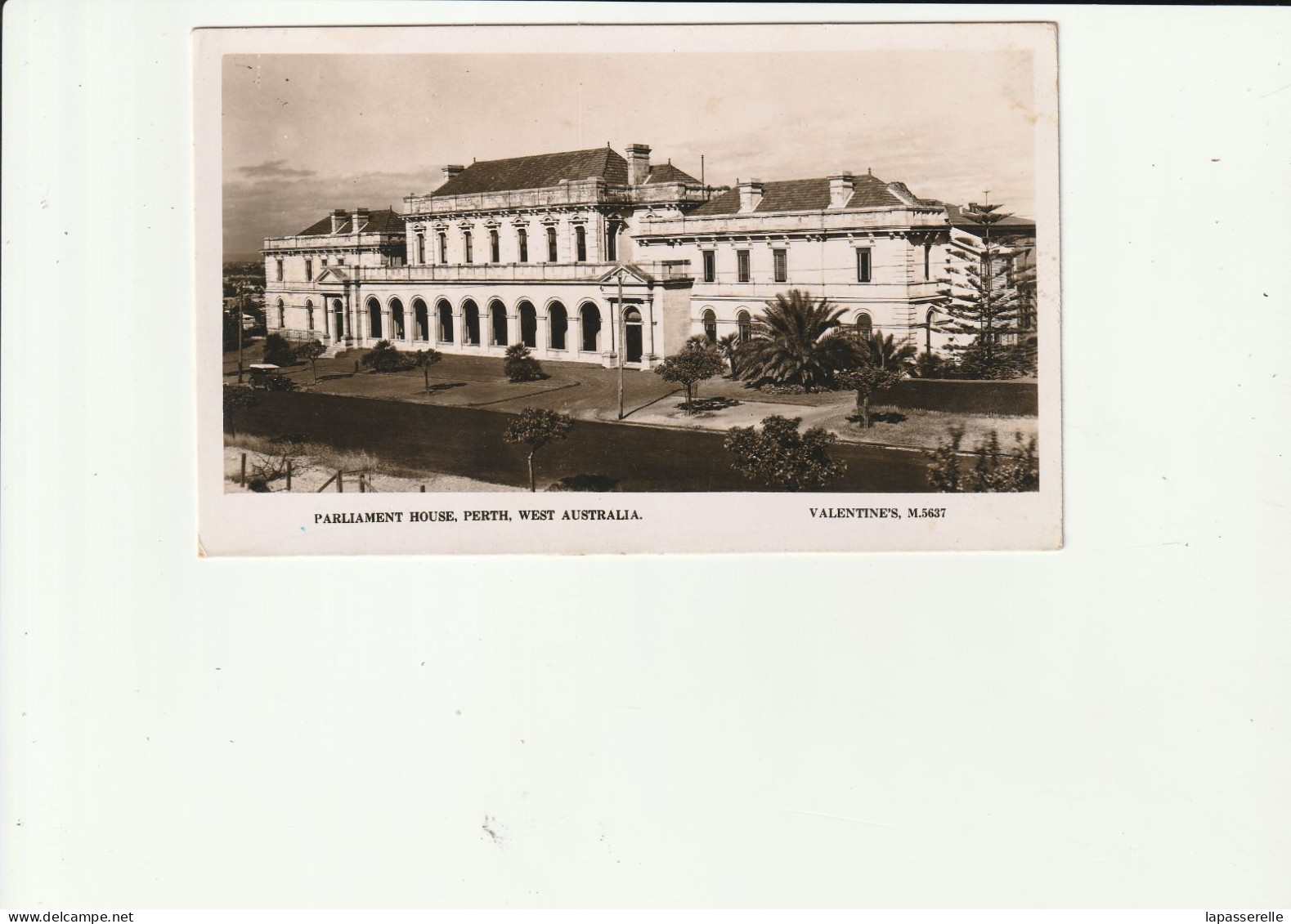 Australie - Perth 1934 : Parliament House - Valentine's M.5637 - Perth