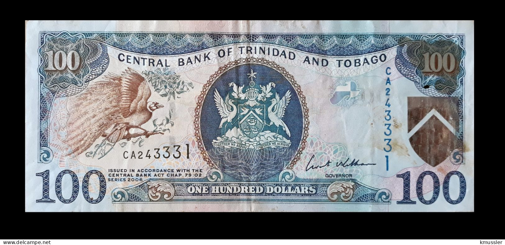 # # # Banknote Trinidad Und Tobago 100 Dollars 2006 # # # - Trinidad En Tobago