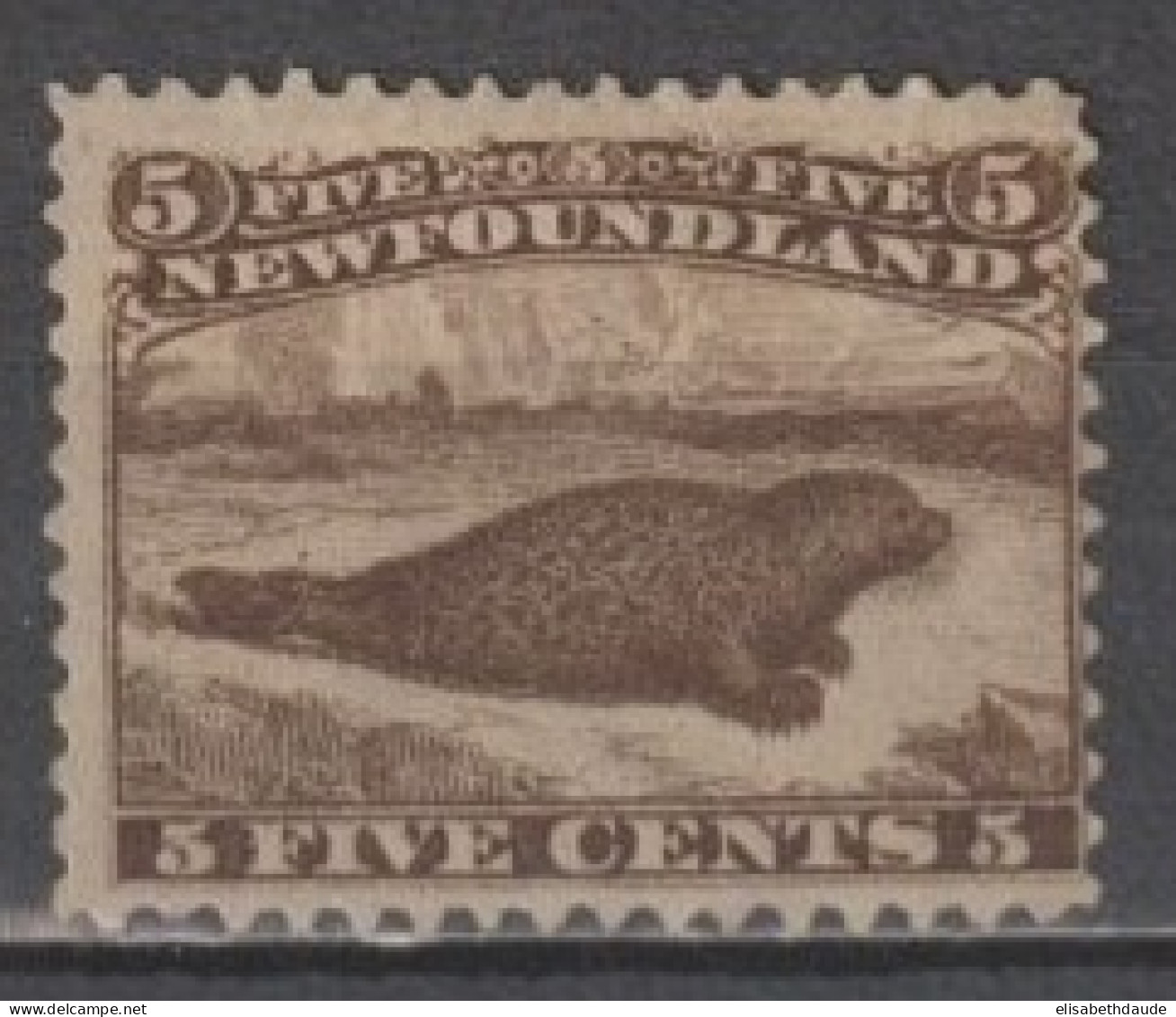 CANADA NEWFOUNDLAND - 1866 - YVERT N°22 * MH - COTE = 800 EUR. - 1865-1902