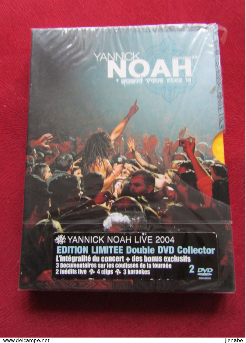 Yannick Noah Live 2004 Edition Limitée " Quand Vous êtes Là" - DVD Musicaux