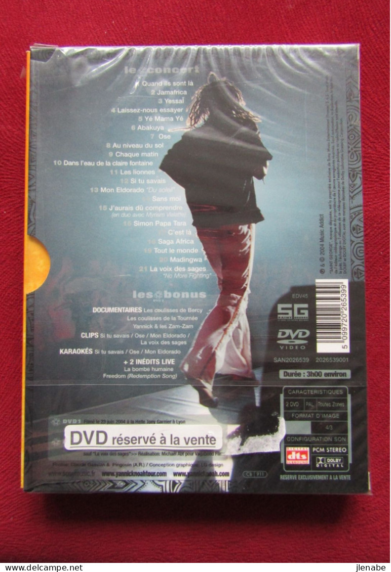 Yannick Noah Live 2004 Edition Limitée " Quand Vous êtes Là" - DVD Musicaux