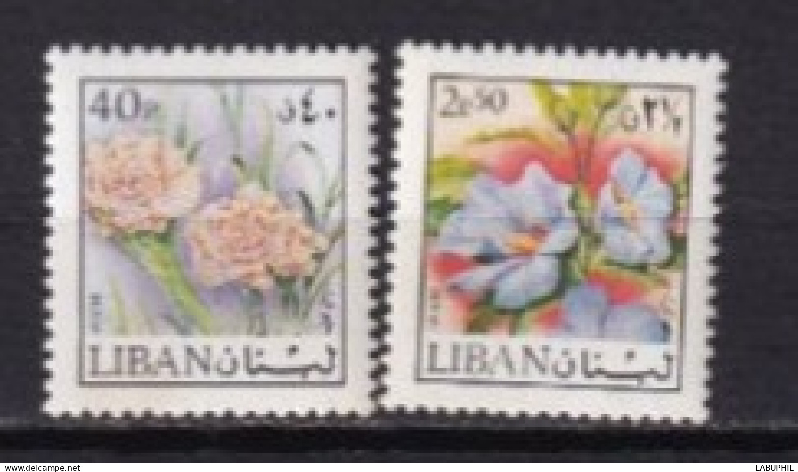 LIBAN MNH ** Poste Aerienne 1974 Fleurs - Liban