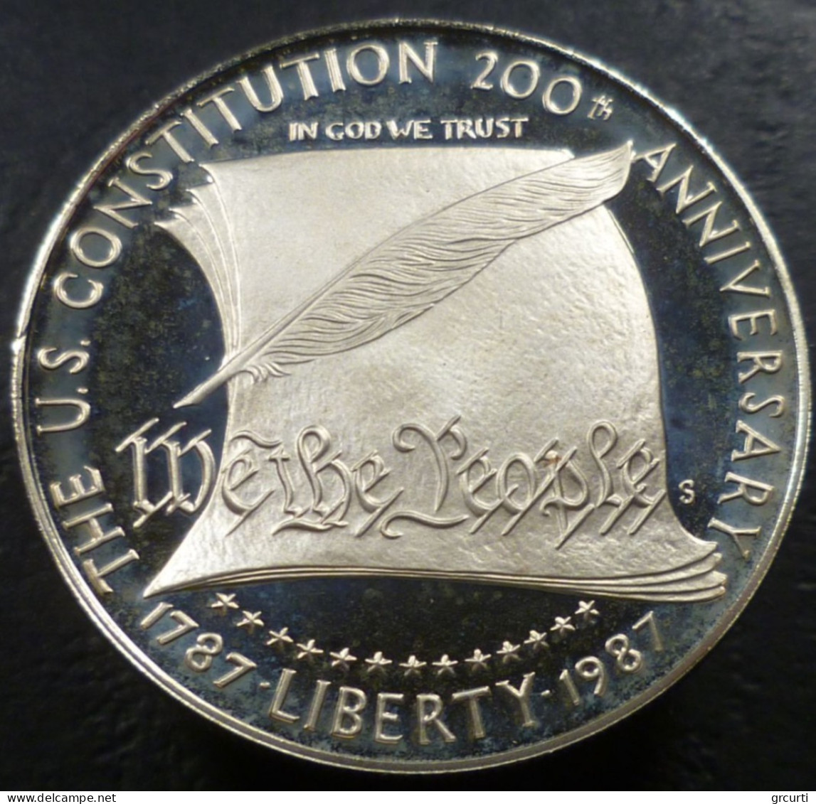 Stati Uniti D'America - 1 Dollaro 1987 S - 200° Costituzione - KM# 220 - Gedenkmünzen