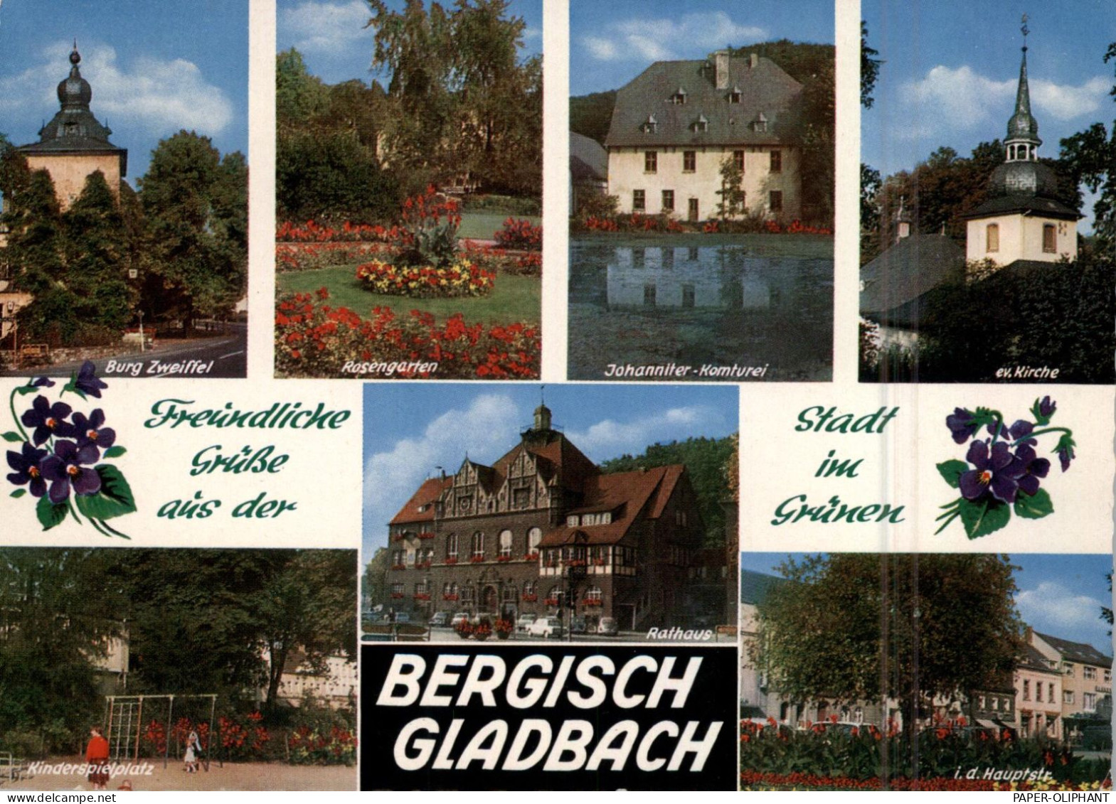 5060 BERGISCH GLADBACH, Mehrbild - AK - Bergisch Gladbach