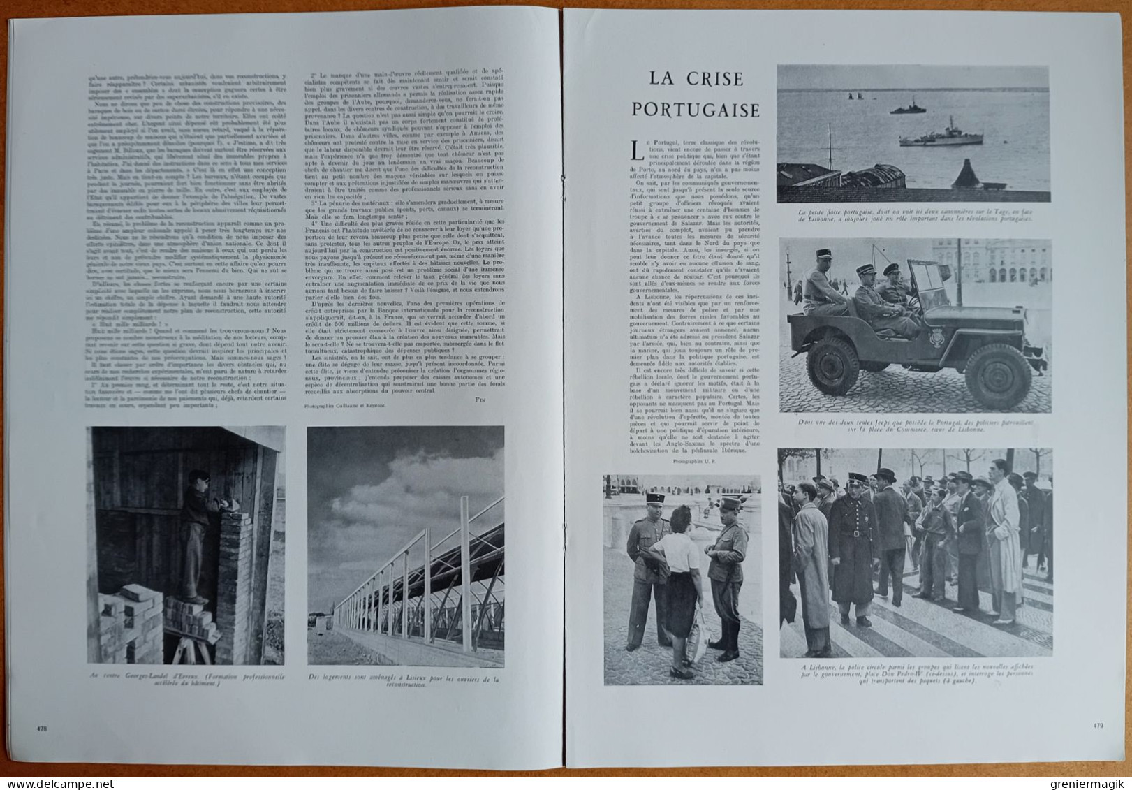 France Illustration N°58 09/11/1946 La campagne électorale à Paris/Tunisie/Assemblée générale de l'ONU/De Soubiran