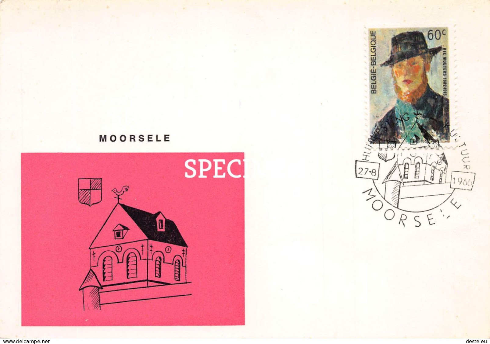 Briefkaart - Moorsele - Wevelgem