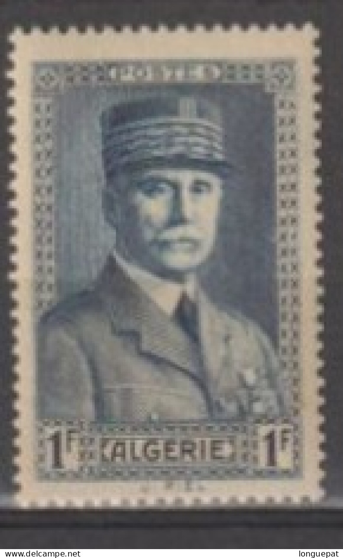 ALGERIE - Maréchal  Pétain - Neufs