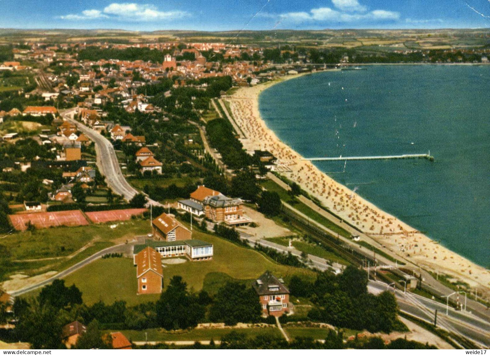 05392 - Ostseebad ECKERNFÖRDE - Blick Auf Die Jugendherberge Und Auf Den Strand - Eckernfoerde