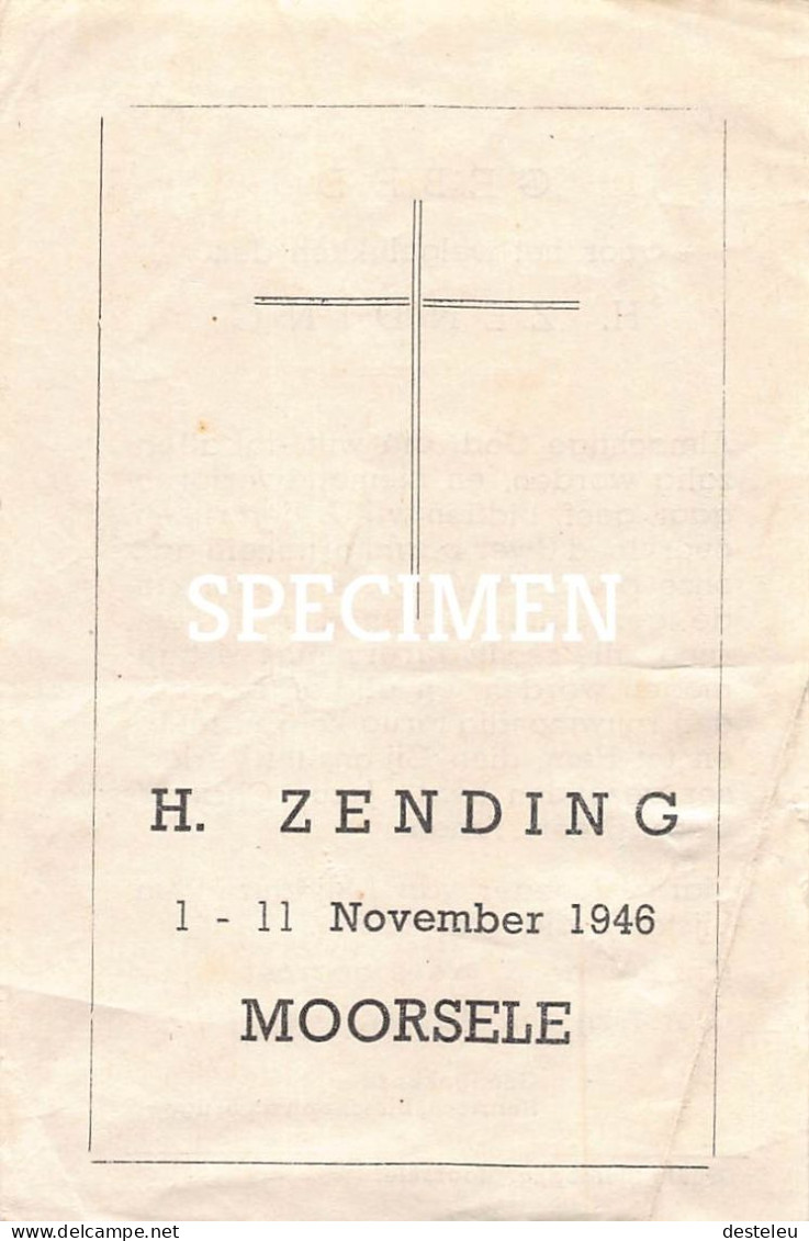 H. Zending 1946 - Moorsele - Andere & Zonder Classificatie