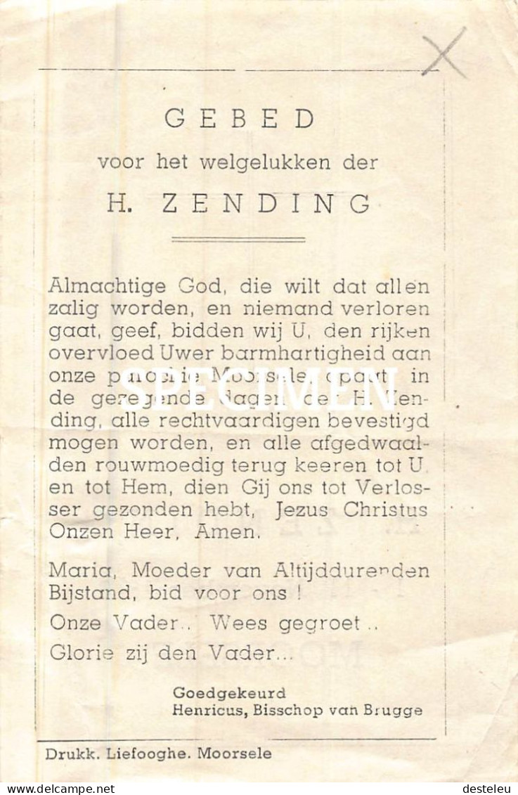 H. Zending 1946 - Moorsele - Andere & Zonder Classificatie