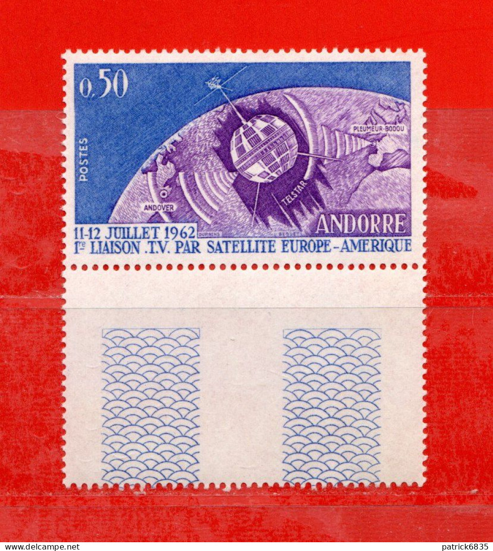 (Riz) Andorra Francese**- 1962 - Télécommunications Spatiales. Yv.  165. MNH** - Full Years