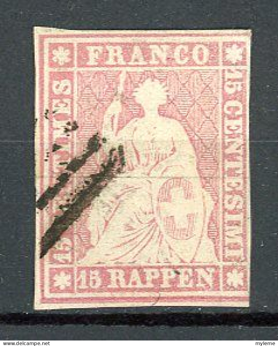 V-3 Suisse N° 28 Oblitéré à 10 % De La Cote      A Saisir !!! - Used Stamps