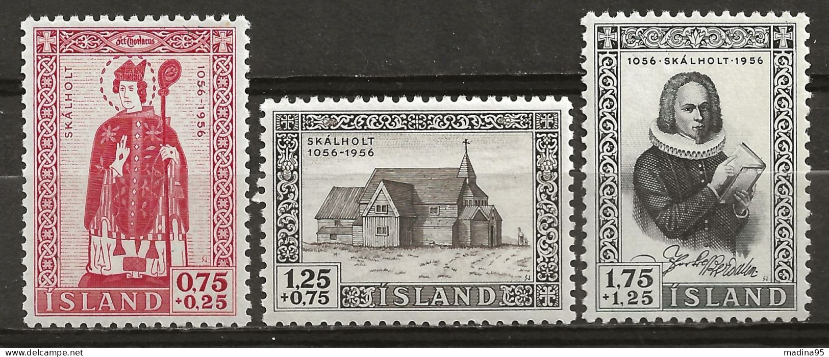 ISLANDE: **, N° YT 258 à 260, Série, TB - Unused Stamps