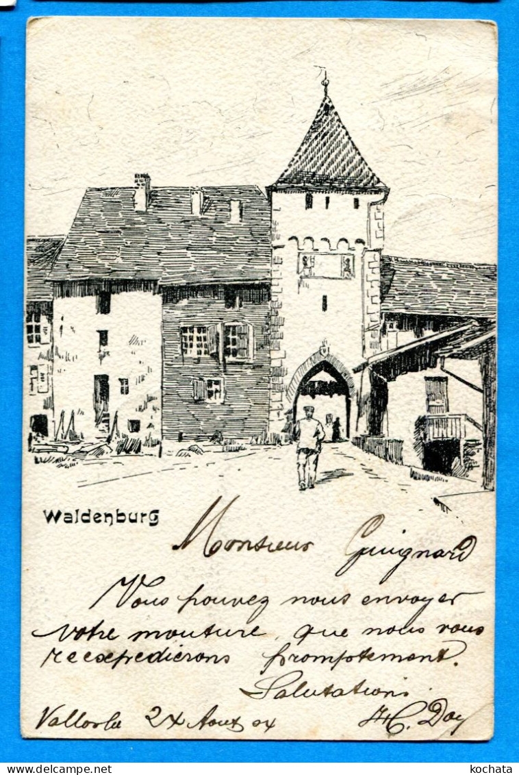 NY1124, Waldenburg, 271, Précurseur, Circulée 1904 - Waldenburg