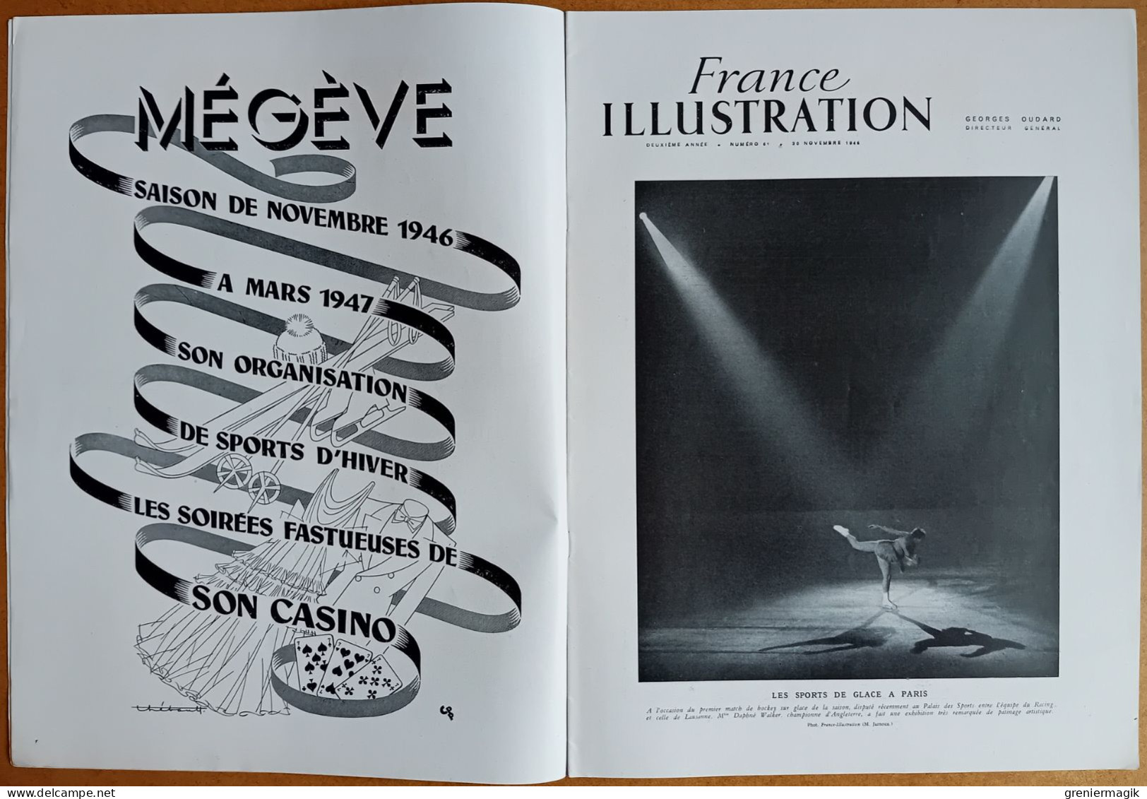 France Illustration N°61 30/11/1946 Coventry/Nettoyage Du Golfe De Gascogne/Indes/Exposition D'art Moderne/Marseille - General Issues
