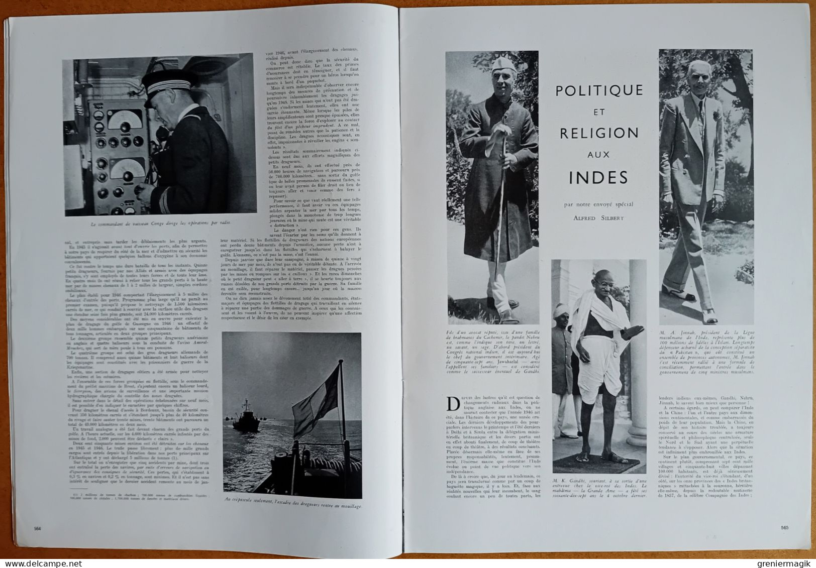 France Illustration N°61 30/11/1946 Coventry/Nettoyage Du Golfe De Gascogne/Indes/Exposition D'art Moderne/Marseille - General Issues